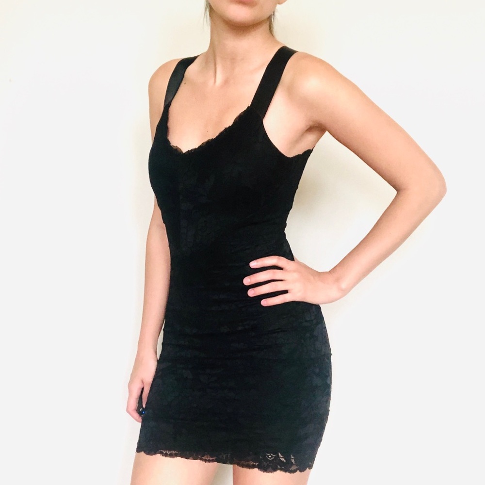 GUESS Lace Black Dress